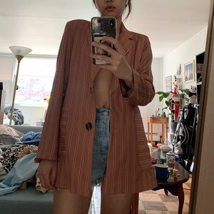 Stripe blazer
